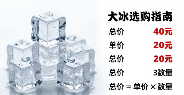 大冰块价格到底怎么算？淮安冰块选购指南